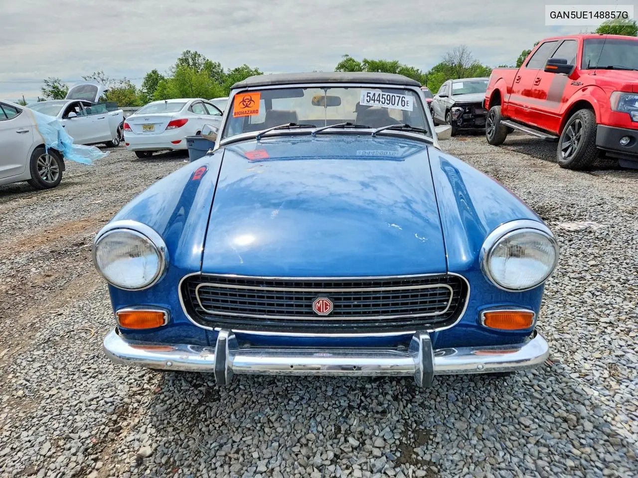 1974 Mg Midget VIN: GAN5UE148857 Lot: 54459076