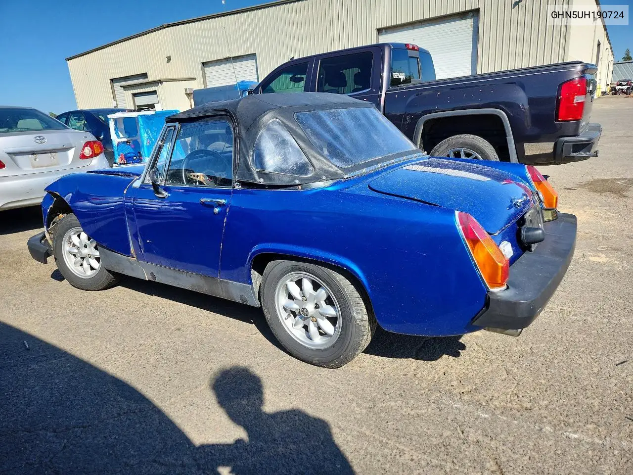 1977 Mg Midget VIN: GHN5UH190724 Lot: 51523546
