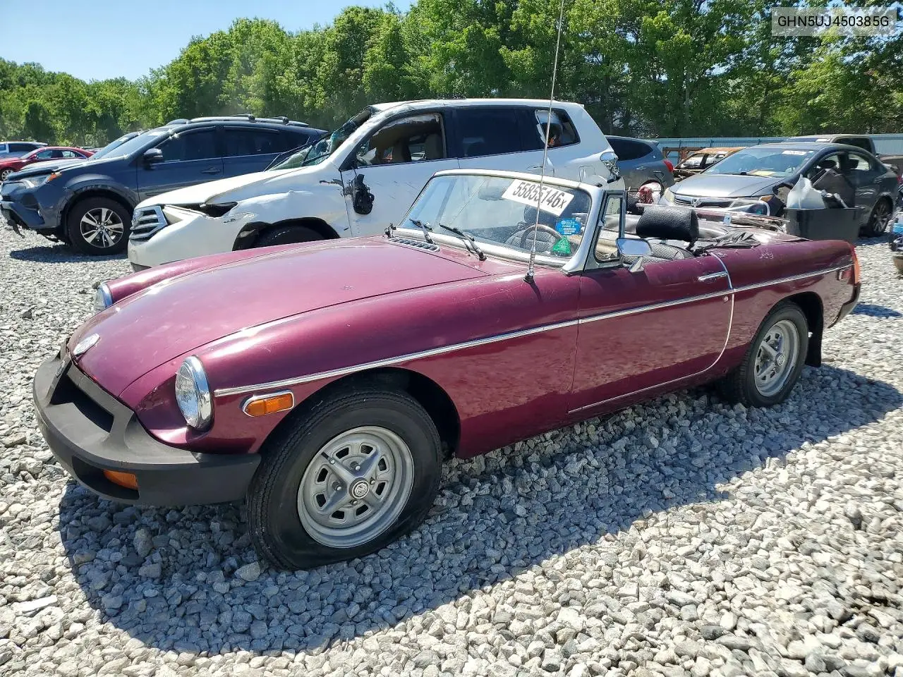 1978 Mg Mgb VIN: GHN5UJ450385G Lot: 55855146