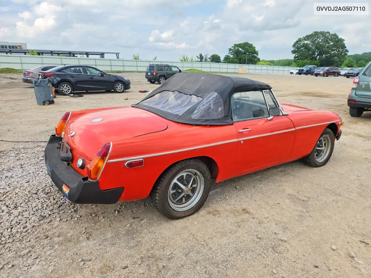 1980 Mg Mgb VIN: GVVDJ2AG507110 Lot: 56884946