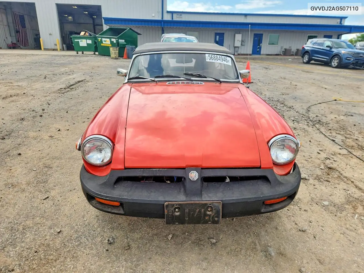 1980 Mg Mgb VIN: GVVDJ2AG507110 Lot: 56884946
