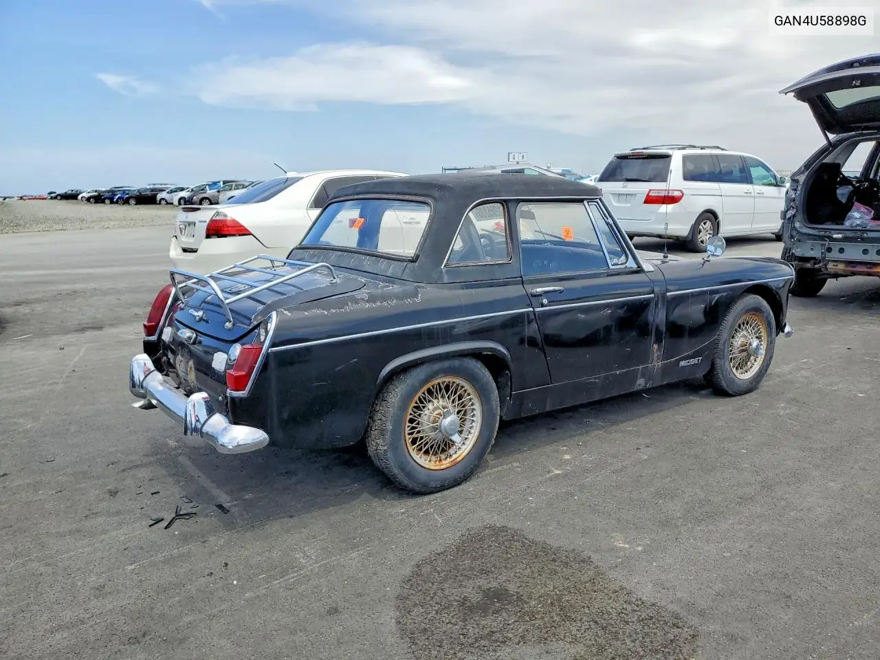 1967 Mg Midget VIN: GAN4U58898G Lot: 51205236