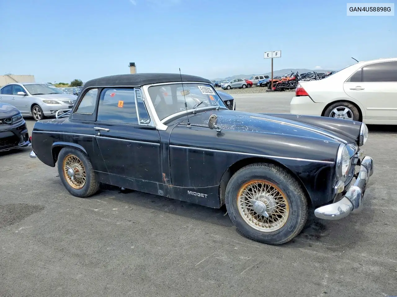 1967 Mg Midget VIN: GAN4U58898G Lot: 51205236