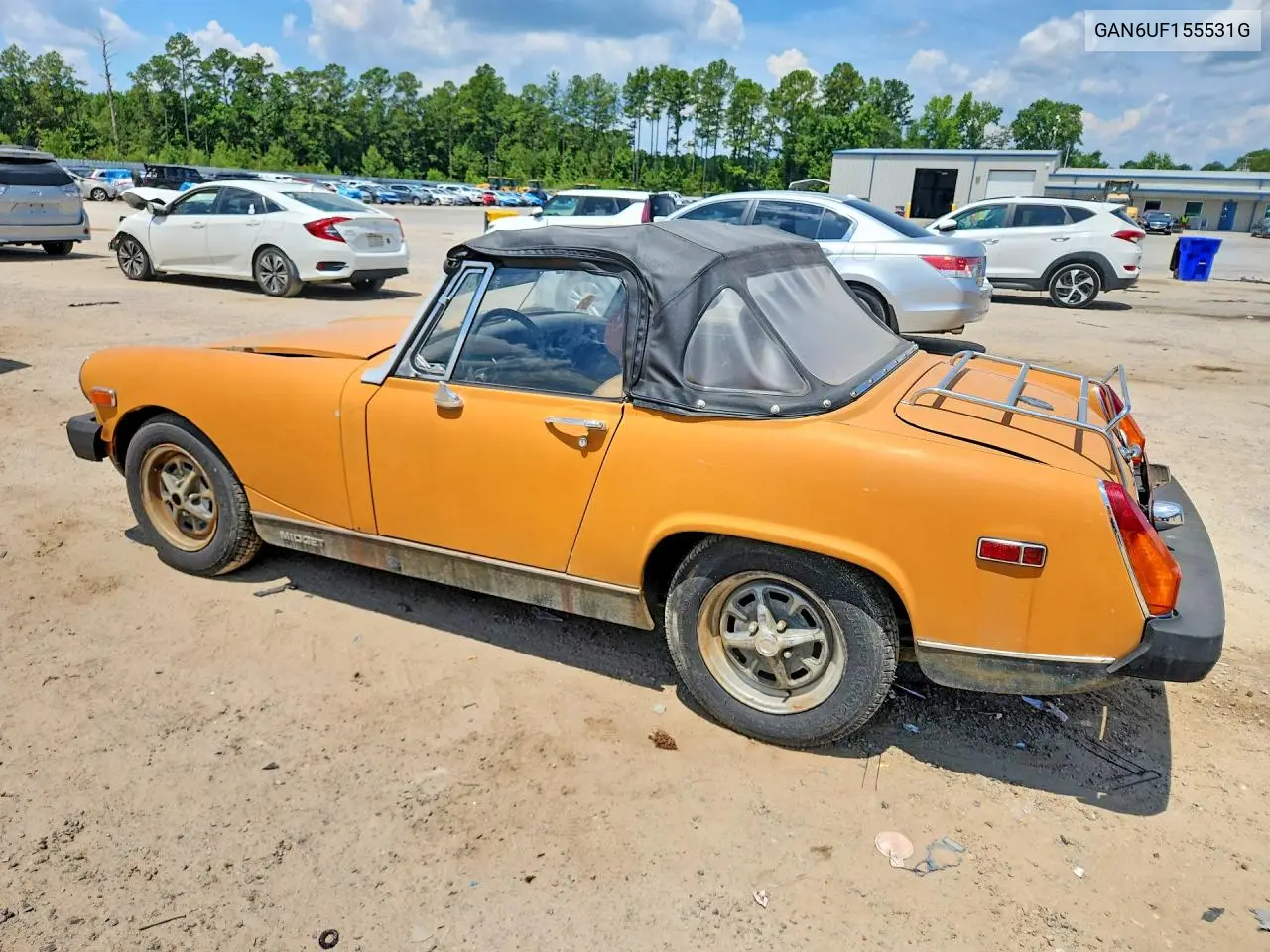 1975 Mg Midget VIN: GAN6UF155531 Lot: 60397576