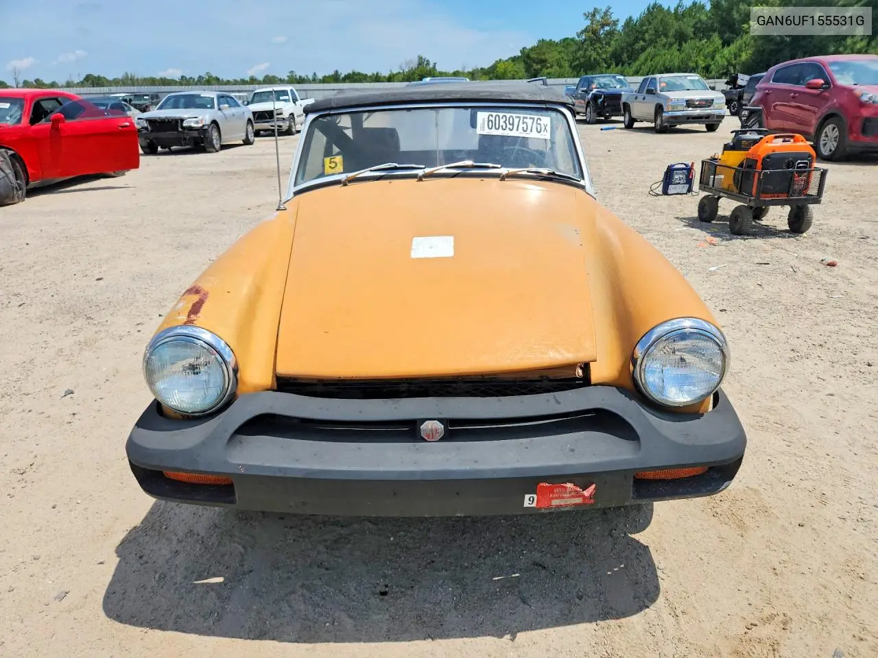 1975 Mg Midget VIN: GAN6UF155531 Lot: 60397576