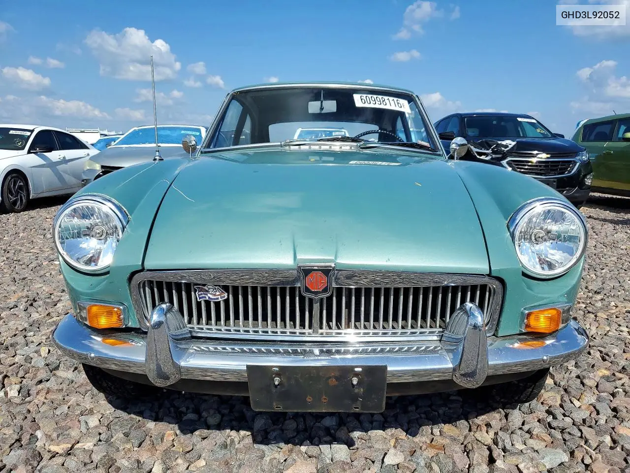 1967 Mg Mgb VIN: GHD3L92052 Lot: 60998116