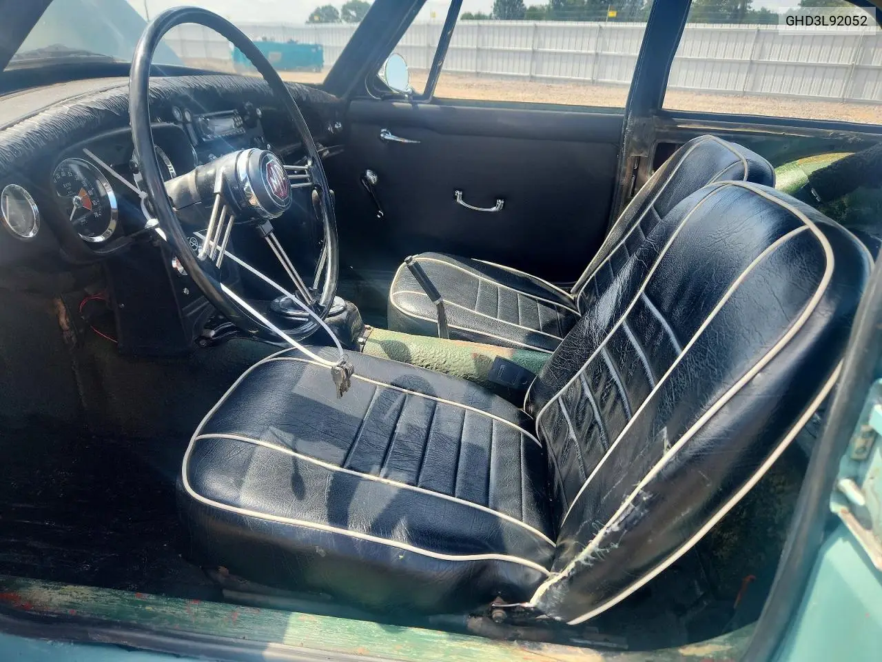 1967 Mg Mgb VIN: GHD3L92052 Lot: 60998116
