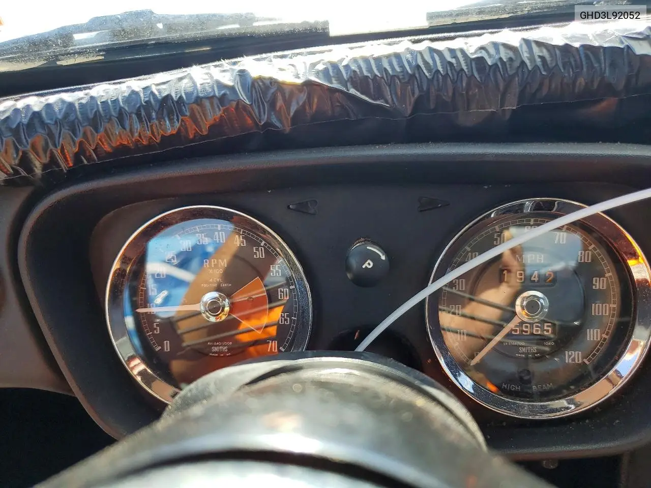 1967 Mg Mgb VIN: GHD3L92052 Lot: 60998116