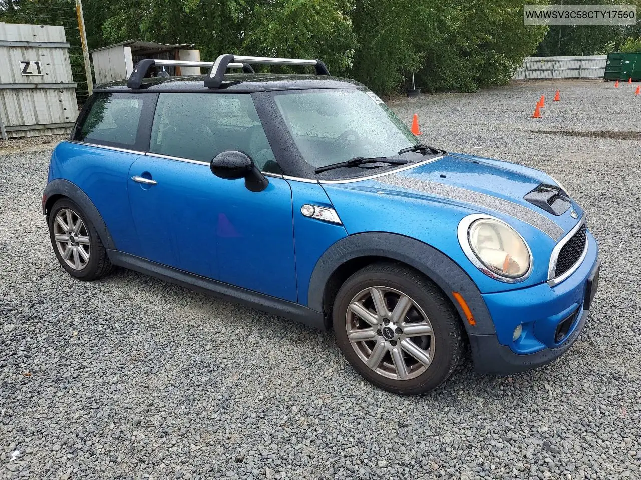 2012 Mini Cooper S VIN: WMWSV3C58CTY17560 Lot: 58939776