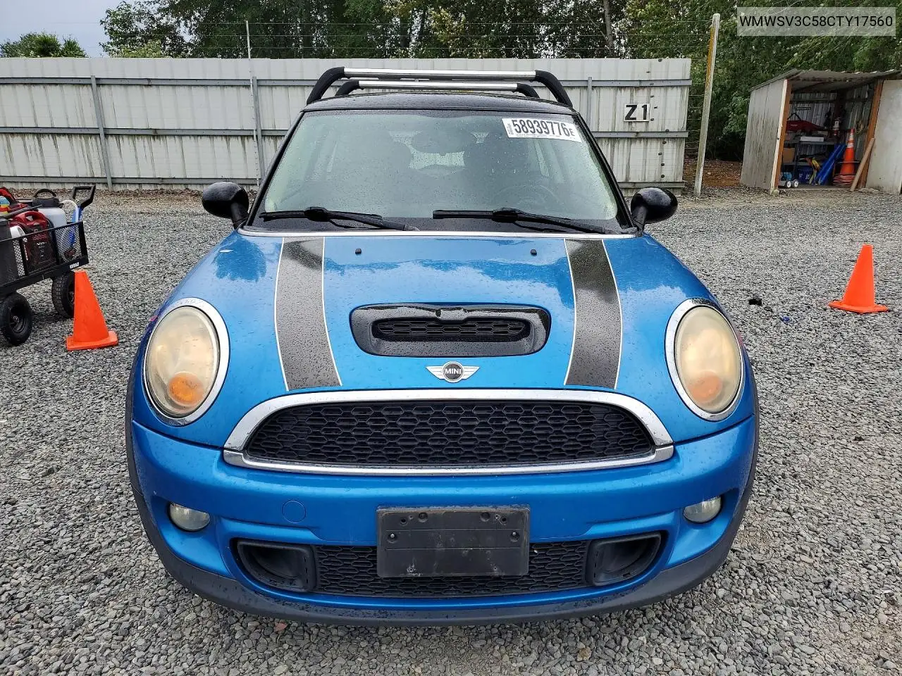 2012 Mini Cooper S VIN: WMWSV3C58CTY17560 Lot: 58939776