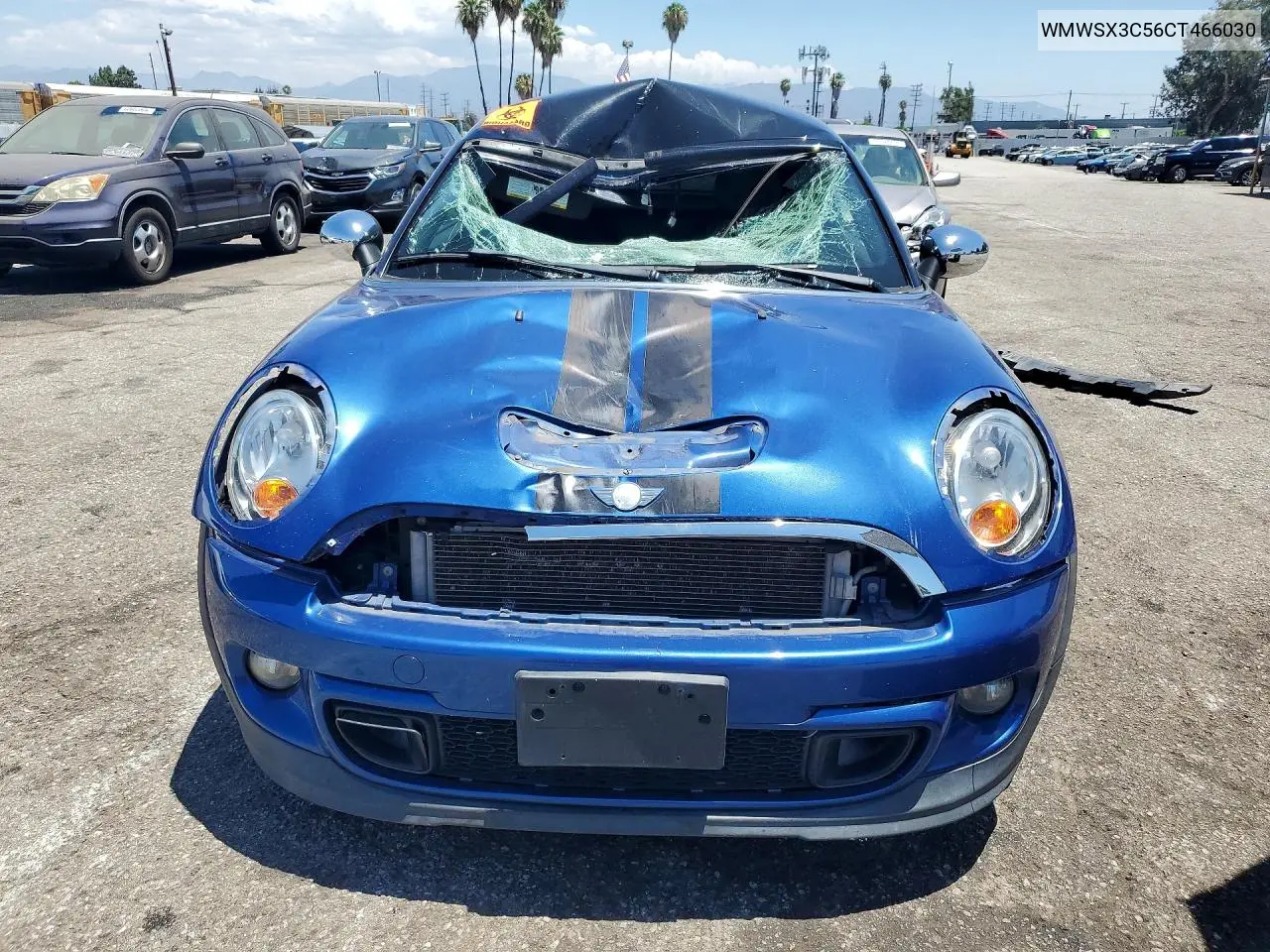 2012 Mini Cooper Coupe S VIN: WMWSX3C56CT466030 Lot: 61038066