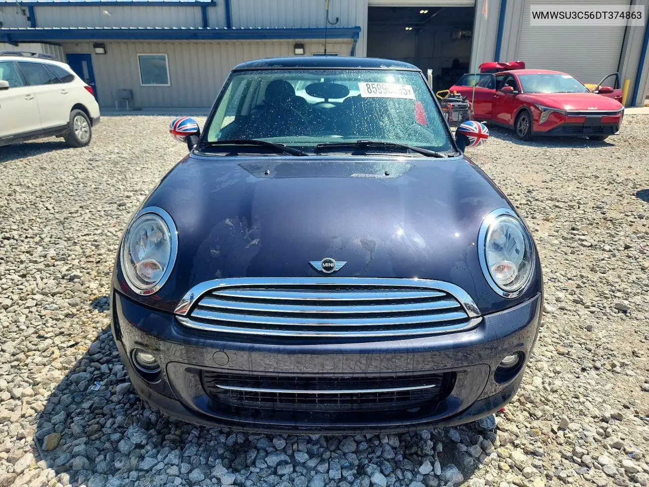 2013 Mini Cooper VIN: WMWSU3C56DT374863 Lot: 85990095