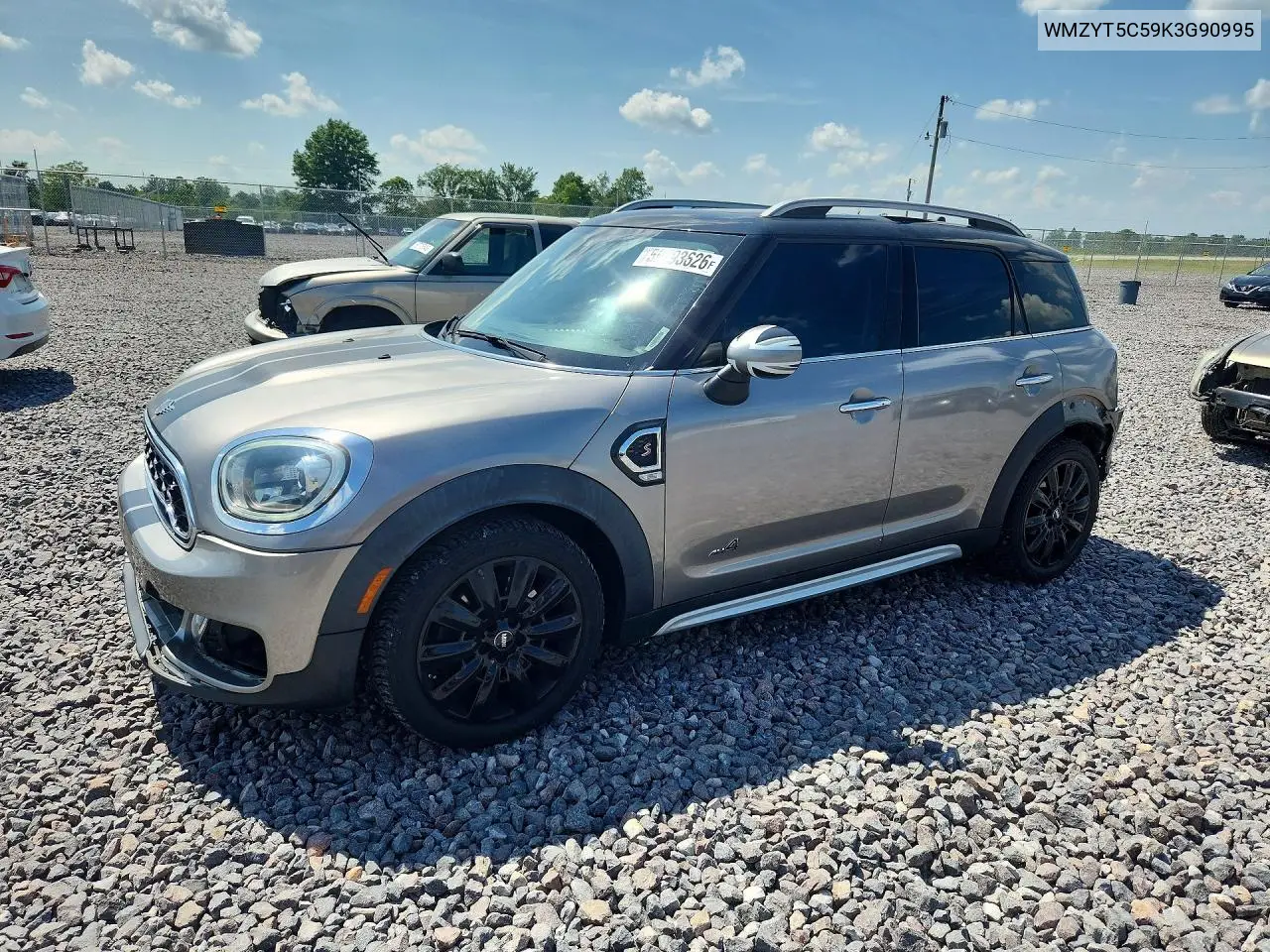 2019 Mini Cooper S Countryman All4 VIN: WMZYT5C59K3G90995 Lot: 59793626