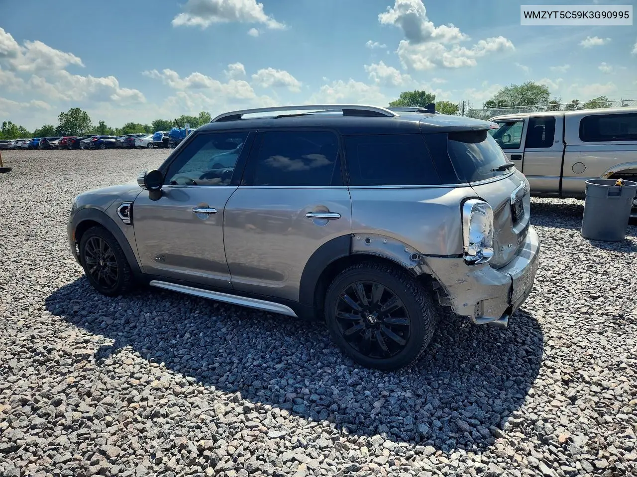 2019 Mini Cooper S Countryman All4 VIN: WMZYT5C59K3G90995 Lot: 59793626