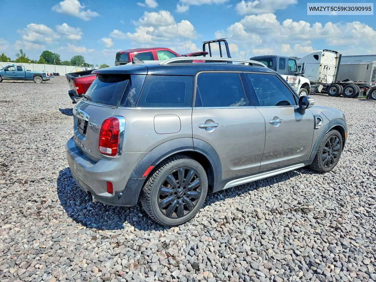 2019 Mini Cooper S Countryman All4 VIN: WMZYT5C59K3G90995 Lot: 59793626