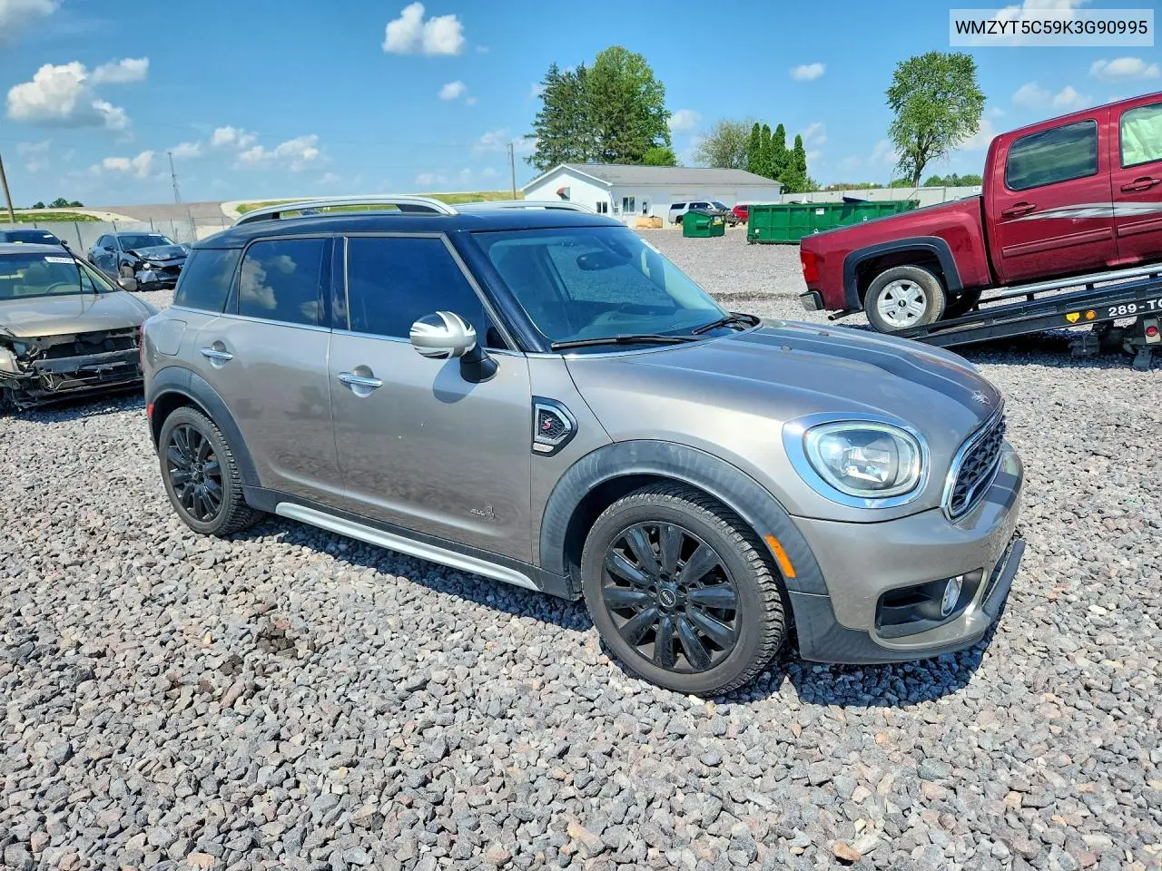 2019 Mini Cooper S Countryman All4 VIN: WMZYT5C59K3G90995 Lot: 59793626