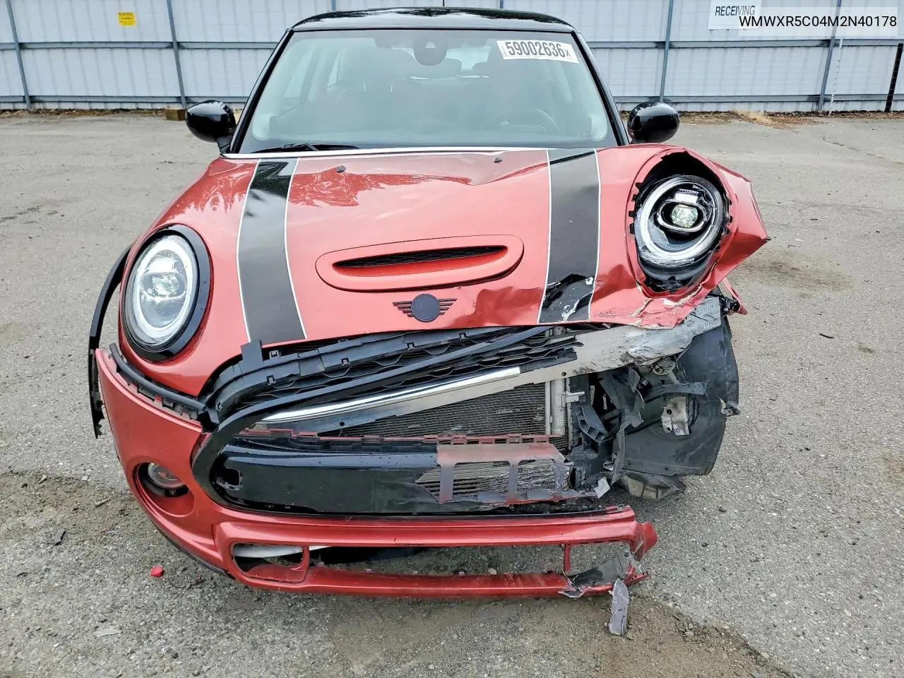2021 Mini Cooper S VIN: WMWXR5C04M2N40178 Lot: 59002636