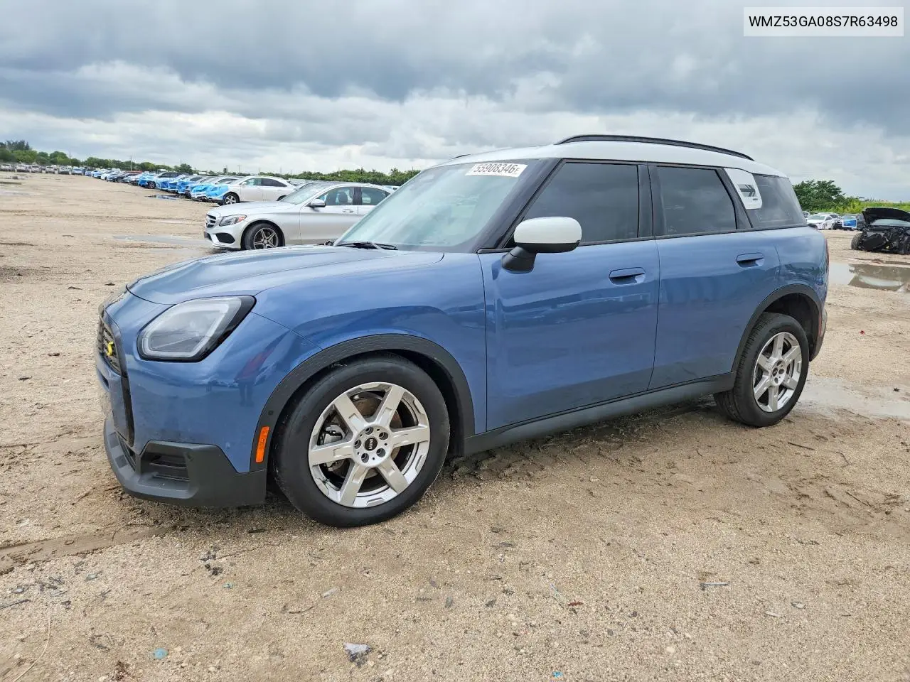 2025 Mini Countryman Se All4 VIN: WMZ53GA08S7R63498 Lot: 55908346