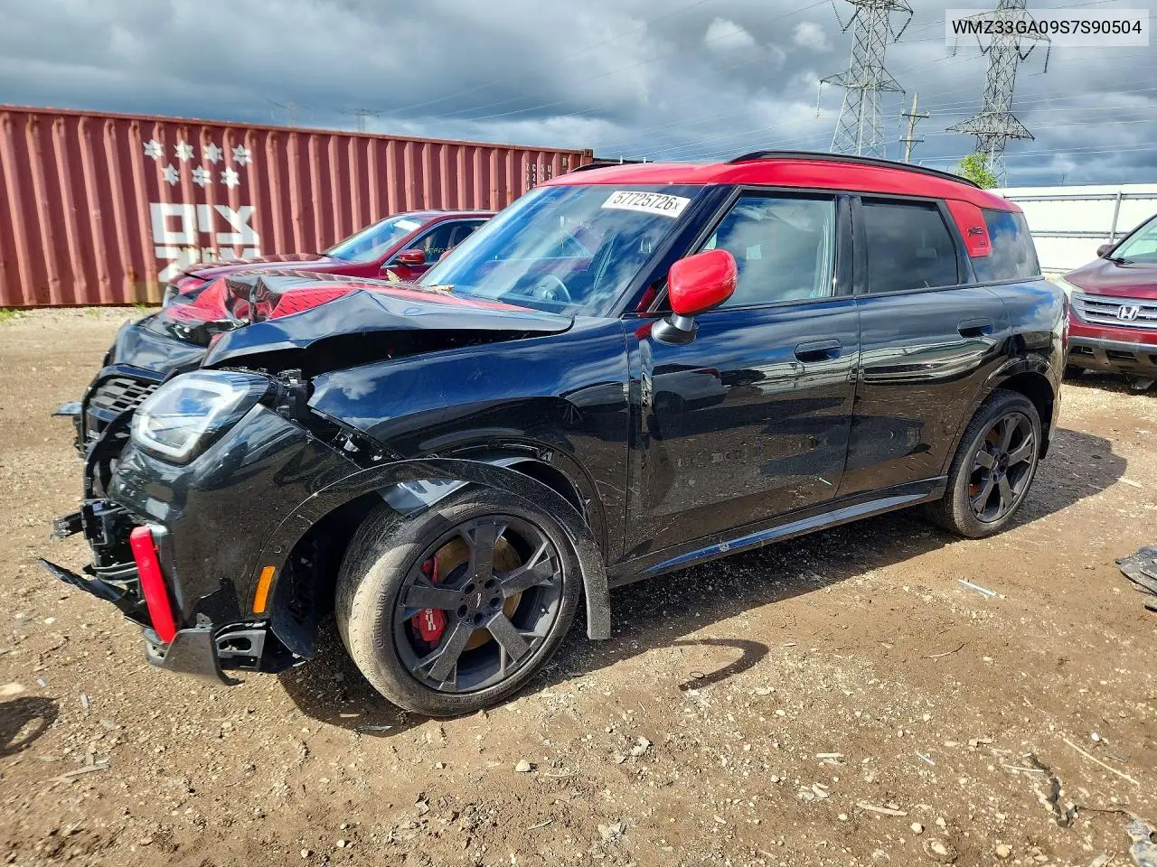 2025 Mini Countryman Jcw All4 VIN: WMZ33GA09S7S90504 Lot: 57725726