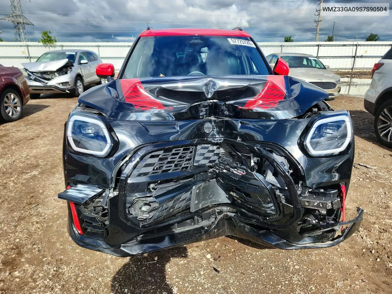 2025 Mini Countryman Jcw All4 VIN: WMZ33GA09S7S90504 Lot: 57725726