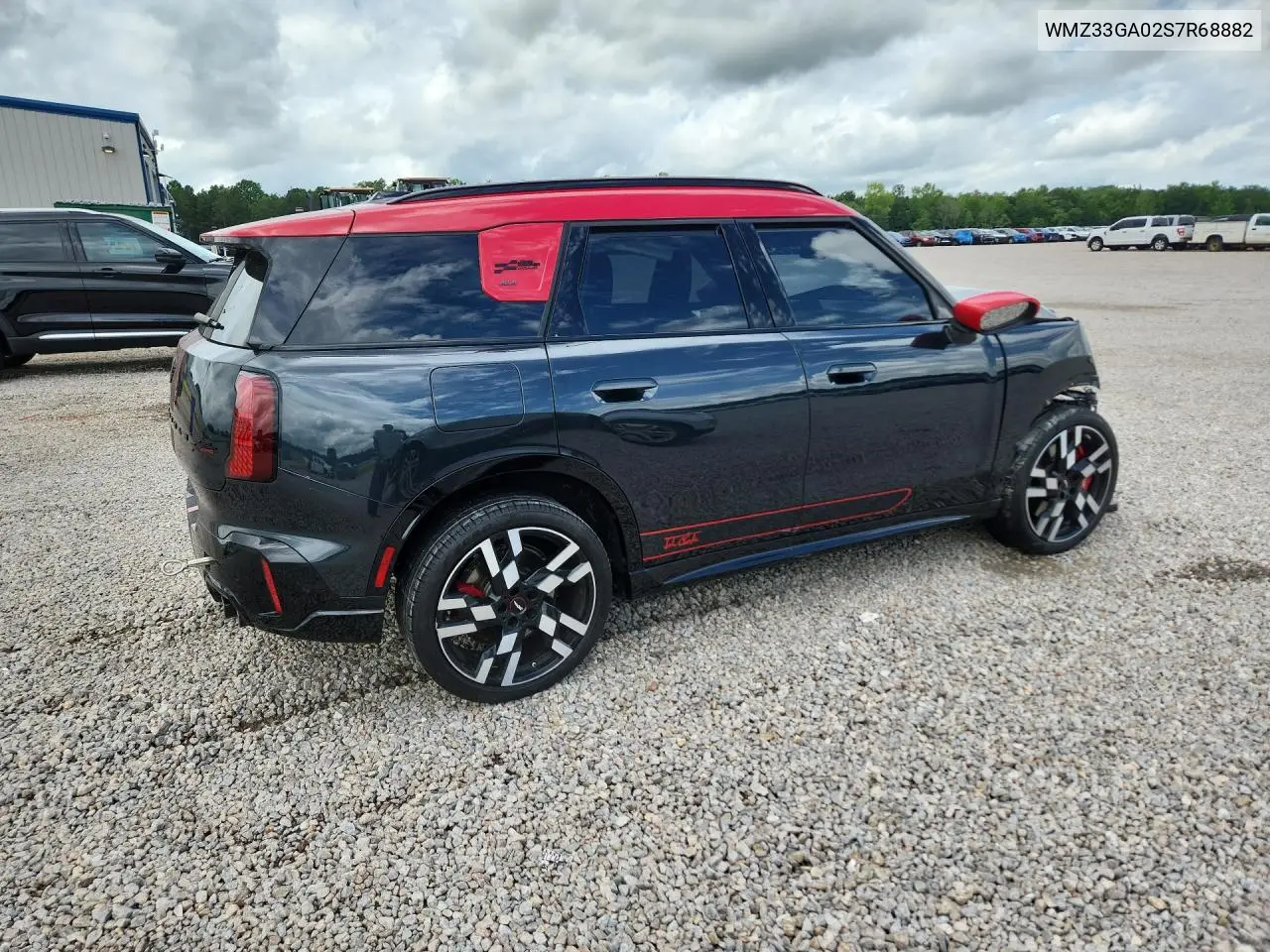2025 Mini Countryman Jcw All4 VIN: WMZ33GA02S7R68882 Lot: 57857596