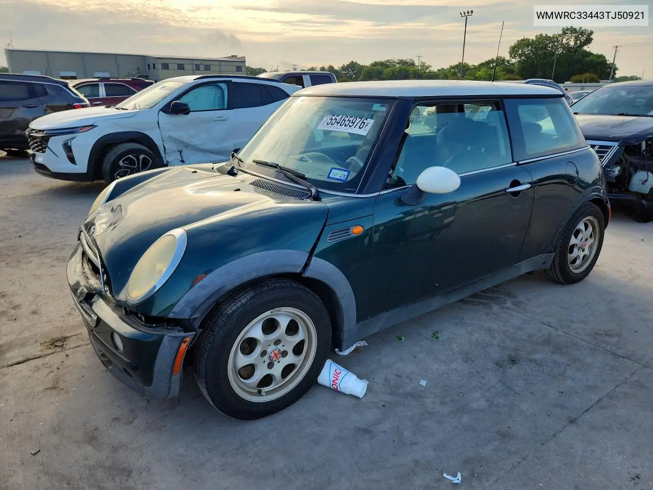 2003 Mini Cooper VIN: WMWRC33443TJ50921 Lot: 55465976