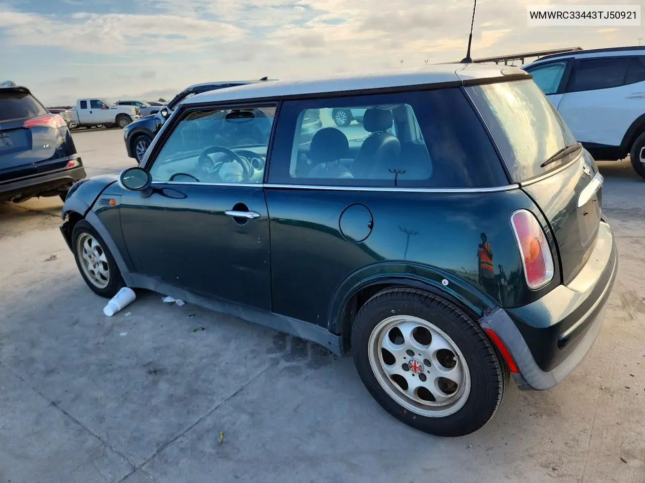 2003 Mini Cooper VIN: WMWRC33443TJ50921 Lot: 55465976