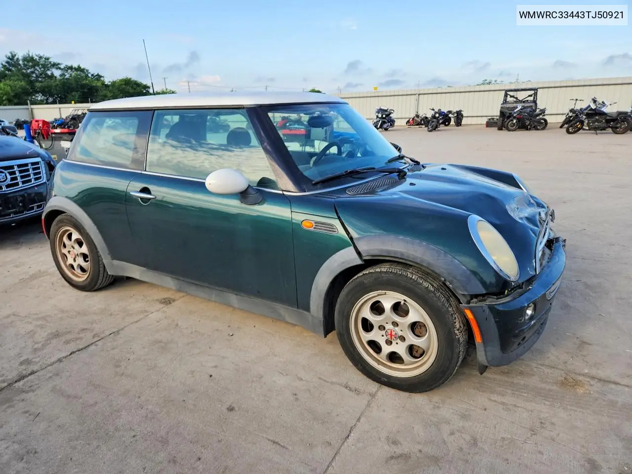 2003 Mini Cooper VIN: WMWRC33443TJ50921 Lot: 55465976