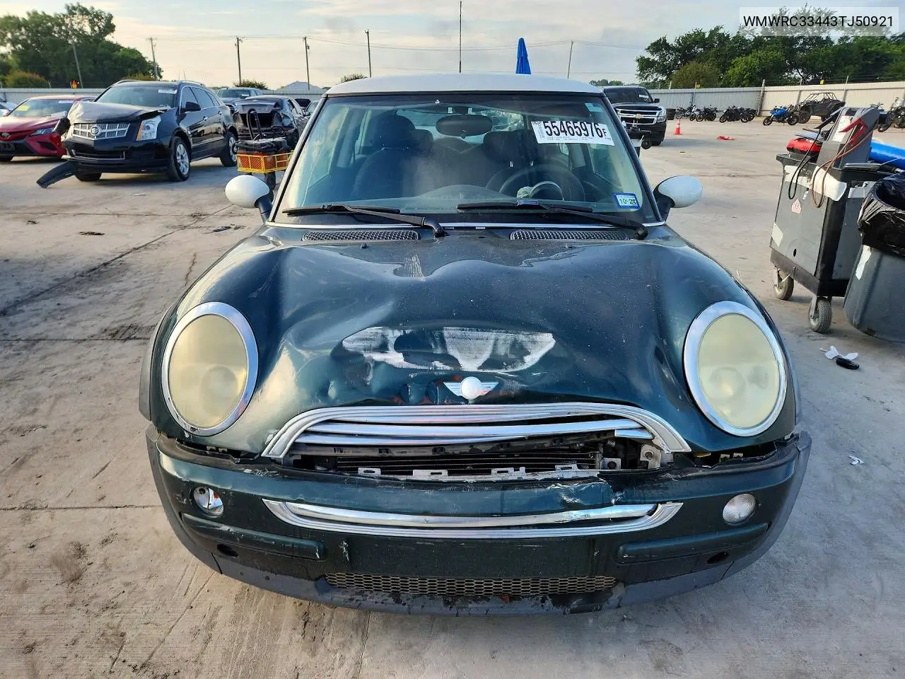 2003 Mini Cooper VIN: WMWRC33443TJ50921 Lot: 55465976