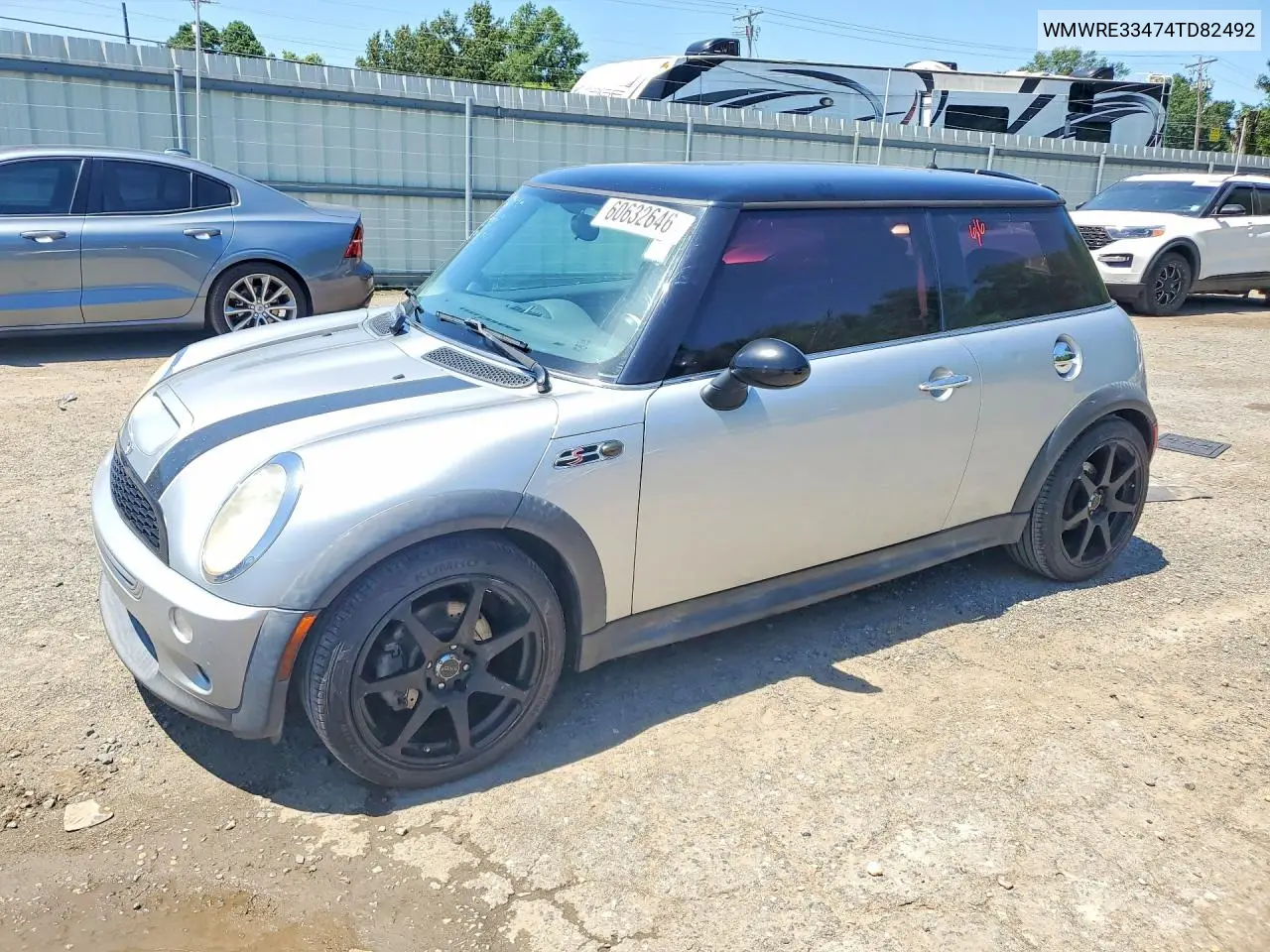 2004 Mini Cooper S VIN: WMWRE33474TD82492 Lot: 60632646
