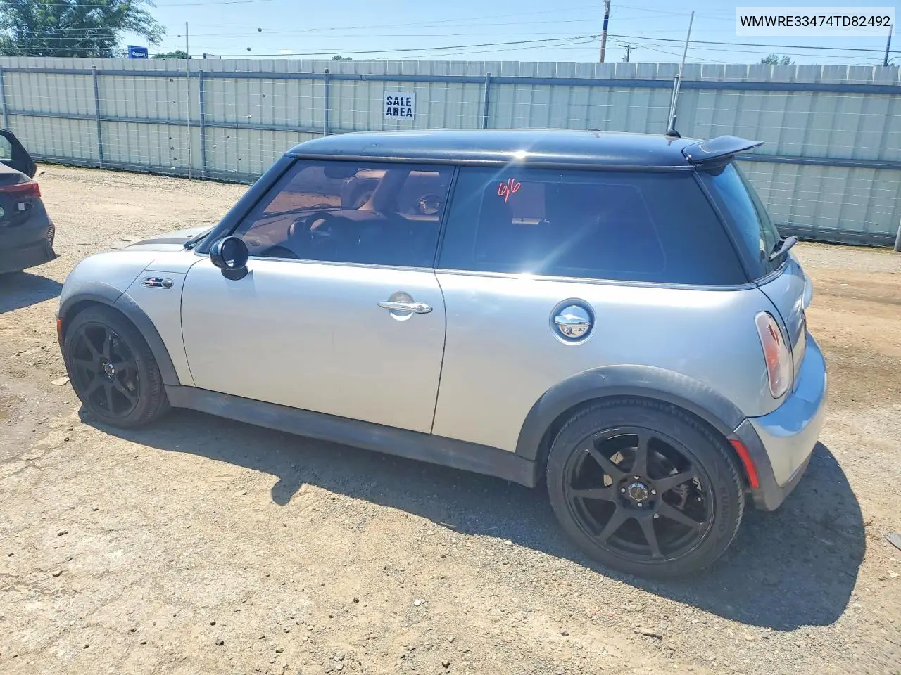 2004 Mini Cooper S VIN: WMWRE33474TD82492 Lot: 60632646