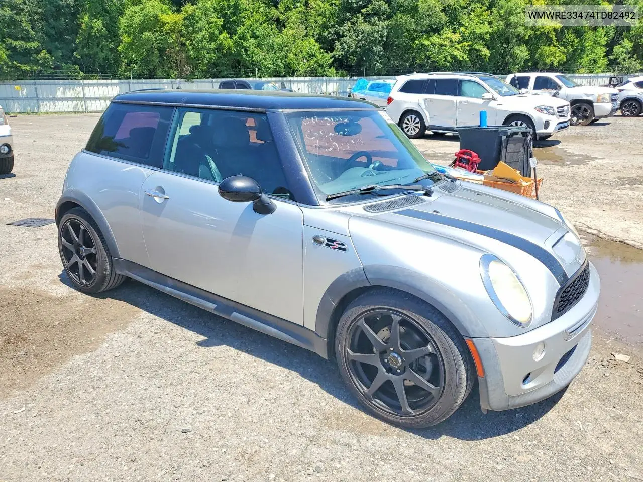 2004 Mini Cooper S VIN: WMWRE33474TD82492 Lot: 60632646