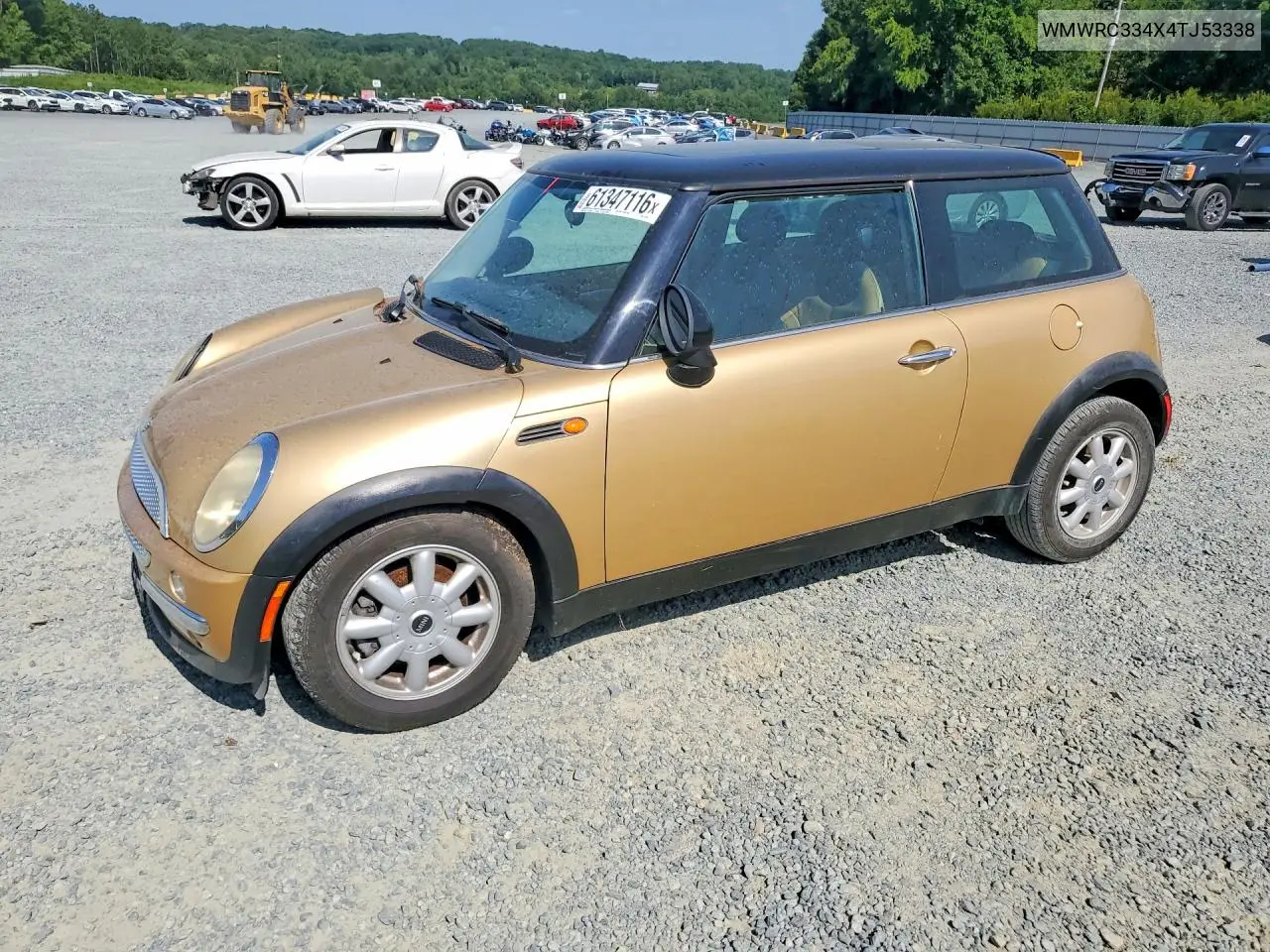 2004 Mini Cooper VIN: WMWRC334X4TJ53338 Lot: 61347116