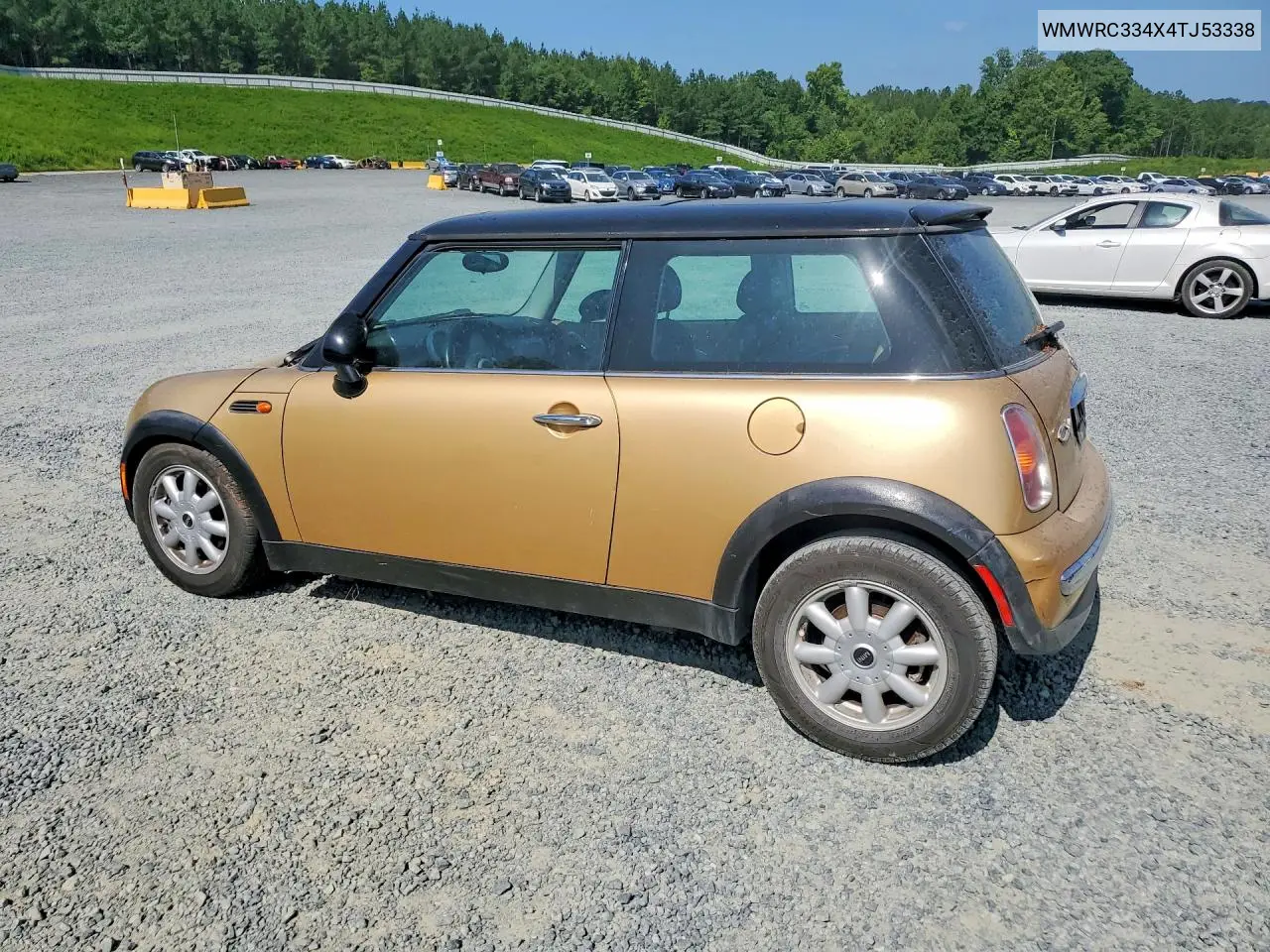 2004 Mini Cooper VIN: WMWRC334X4TJ53338 Lot: 61347116