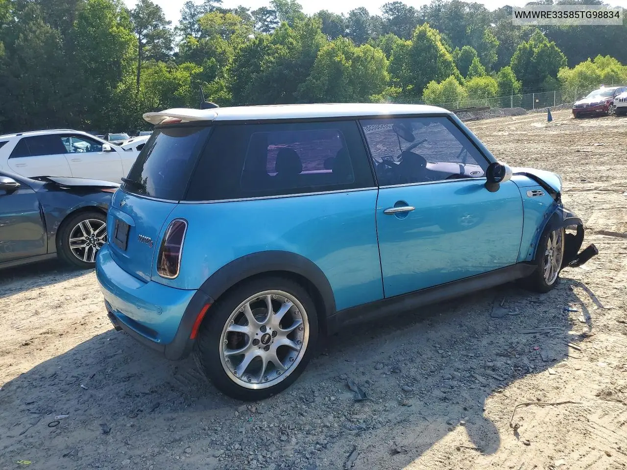 2005 Mini Cooper S VIN: WMWRE33585TG98834 Lot: 56950856