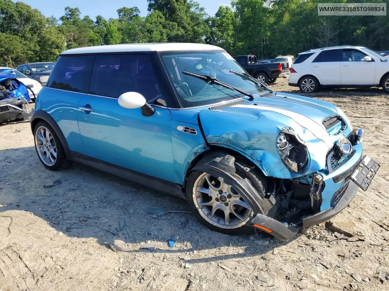 2005 Mini Cooper S VIN: WMWRE33585TG98834 Lot: 56950856