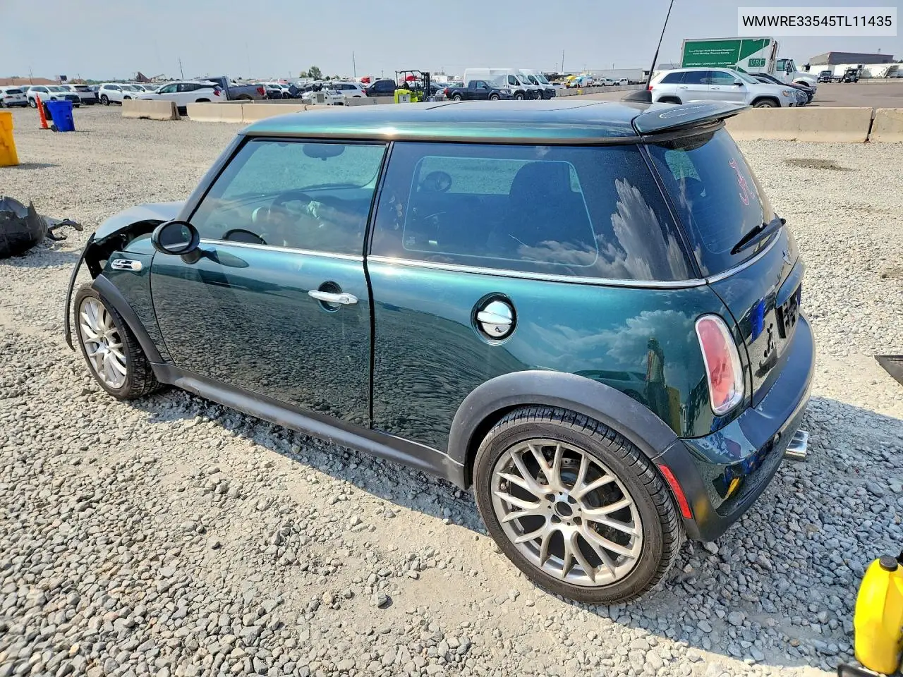 2005 Mini Cooper S VIN: WMWRE33545TL11435 Lot: 59807966
