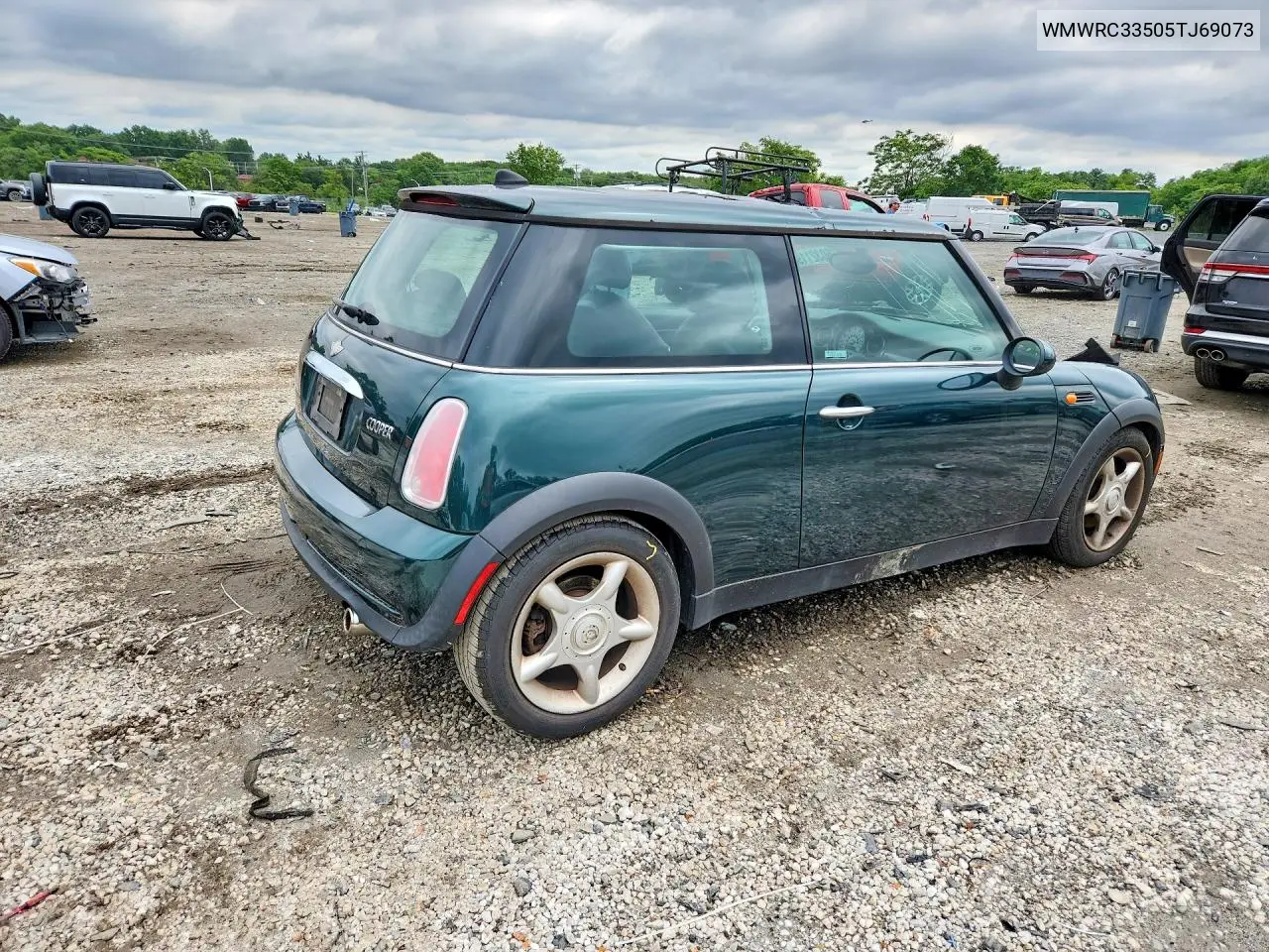 2005 Mini Cooper VIN: WMWRC33505TJ69073 Lot: 60321196