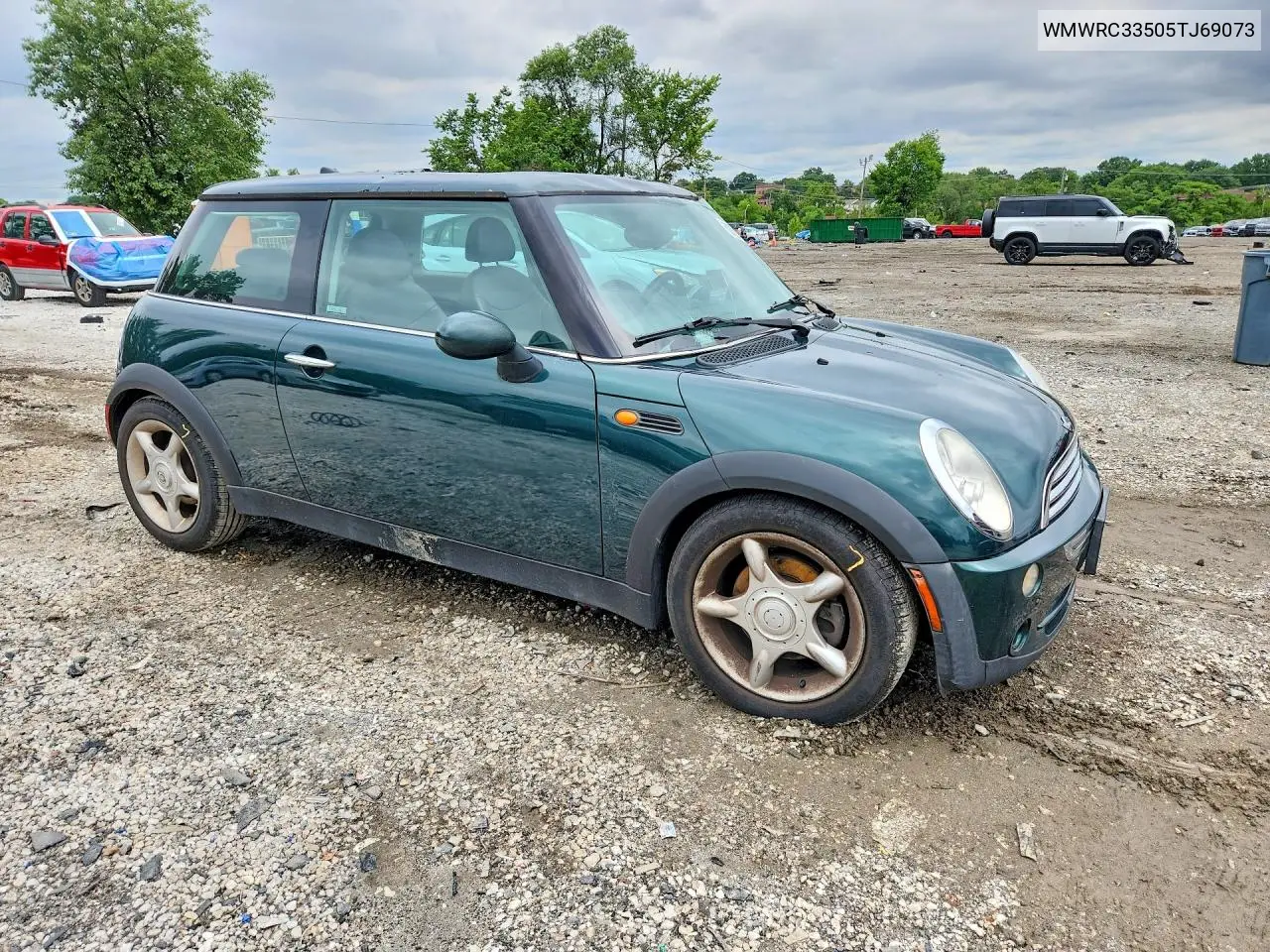 2005 Mini Cooper VIN: WMWRC33505TJ69073 Lot: 60321196