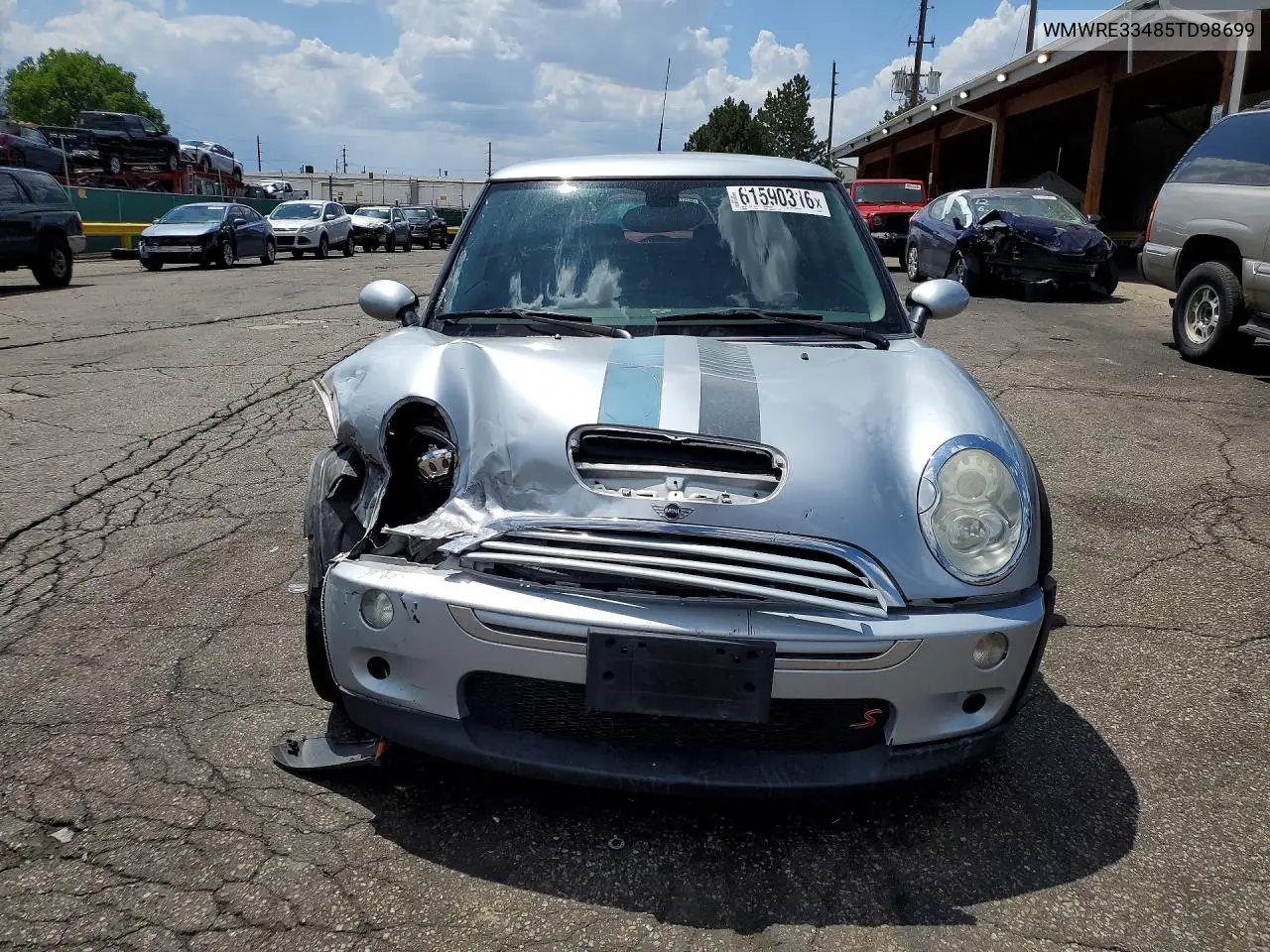 2005 Mini Cooper S VIN: WMWRE33485TD98699 Lot: 61590316