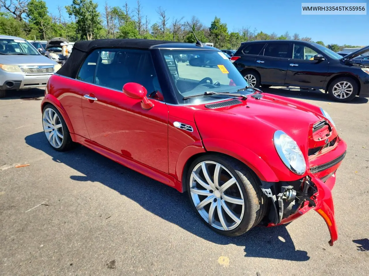 2005 Mini Cooper S VIN: WMWRH33545TK55956 Lot: 62022316