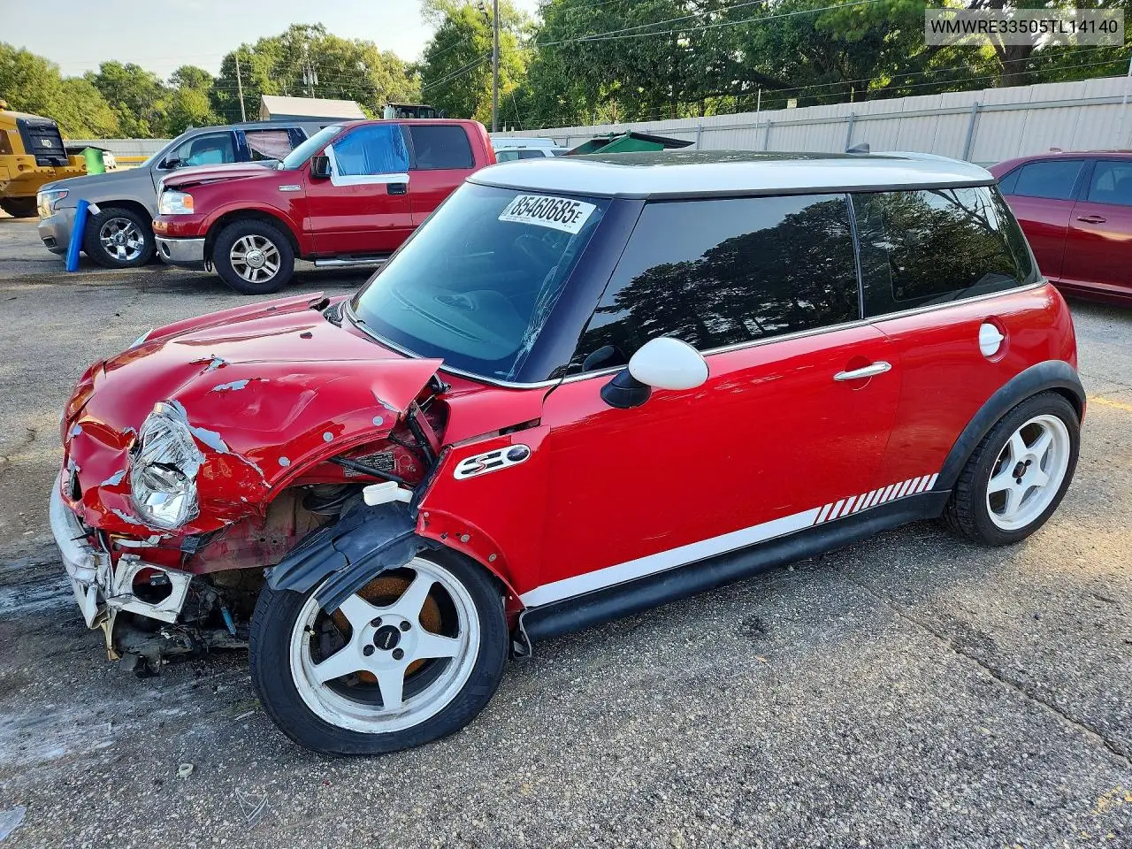 2005 Mini Cooper S VIN: WMWRE33505TL14140 Lot: 85460685