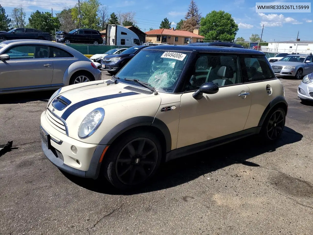 2006 Mini Cooper S VIN: WMWRE33526TL15999 Lot: 60494006