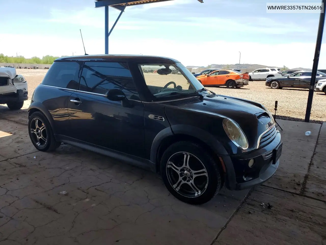2006 Mini Cooper S VIN: WMWRE33576TN26616 Lot: 61010296