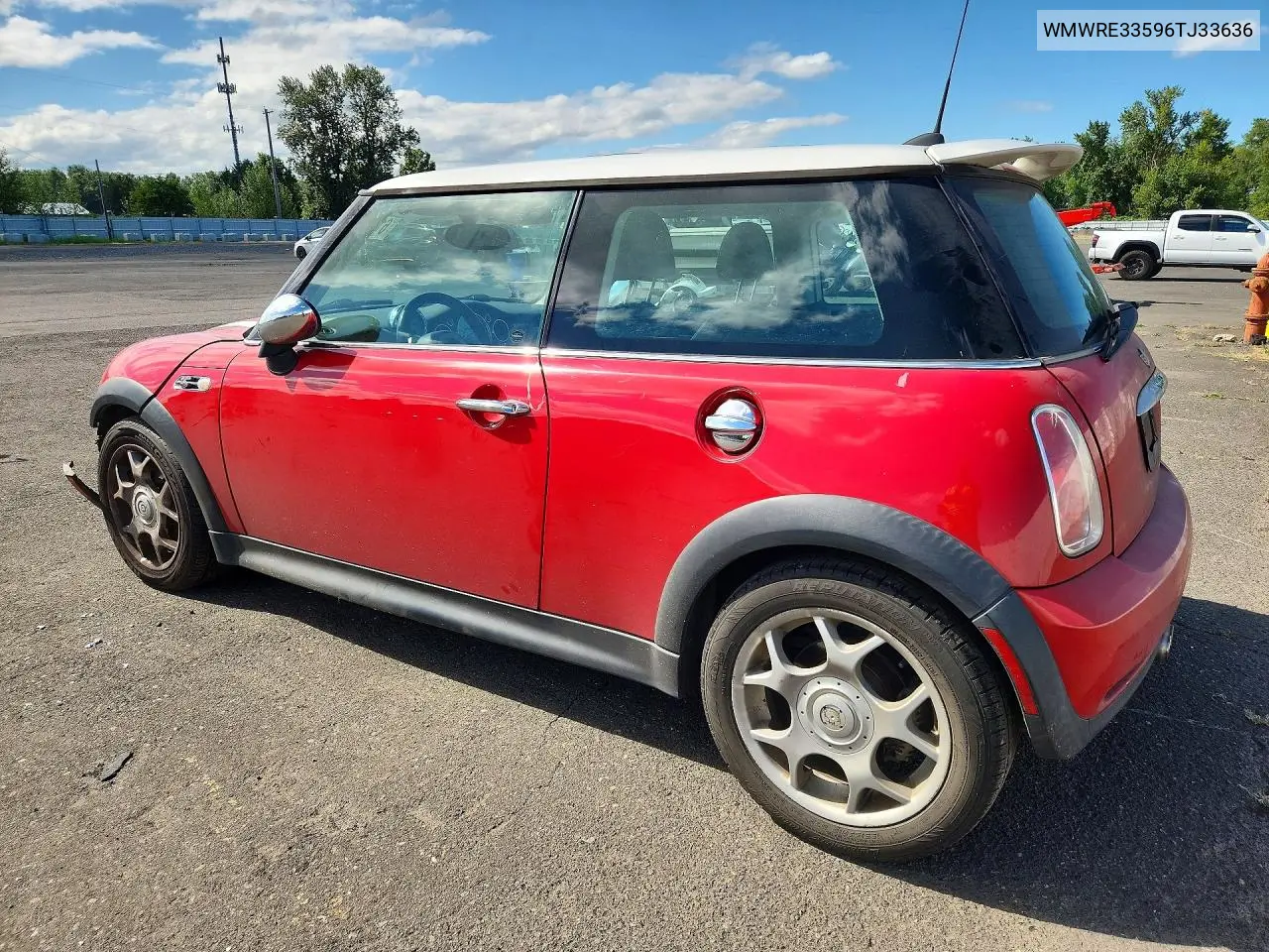 2006 Mini Cooper S VIN: WMWRE33596TJ33636 Lot: 61435896