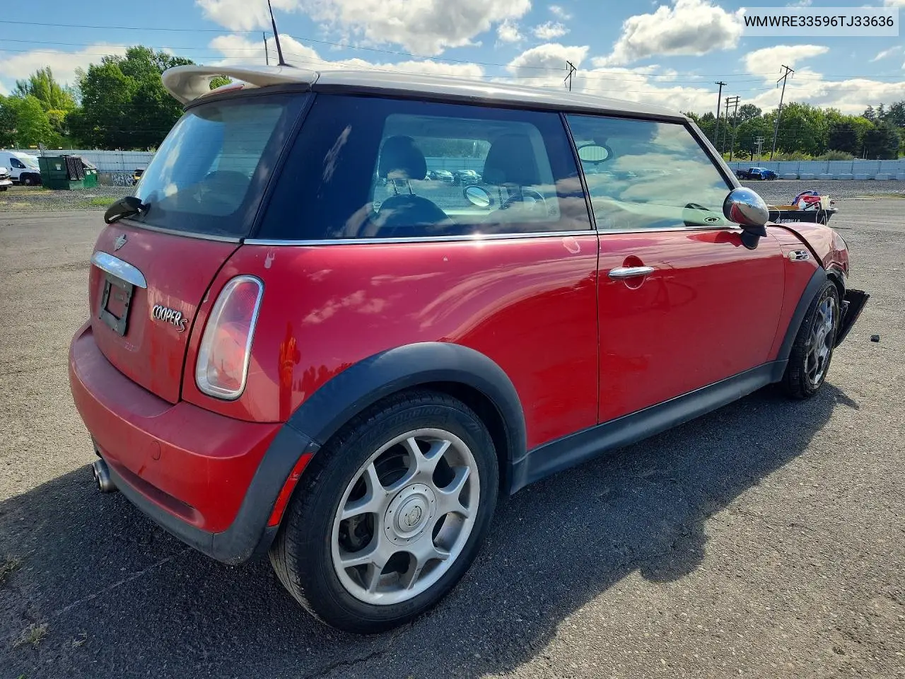 2006 Mini Cooper S VIN: WMWRE33596TJ33636 Lot: 61435896