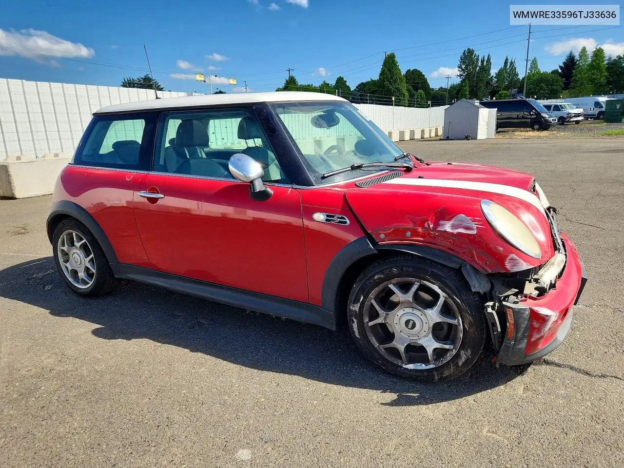 2006 Mini Cooper S VIN: WMWRE33596TJ33636 Lot: 61435896