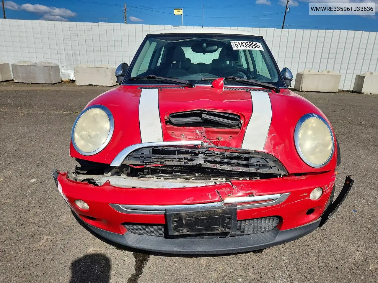 2006 Mini Cooper S VIN: WMWRE33596TJ33636 Lot: 61435896