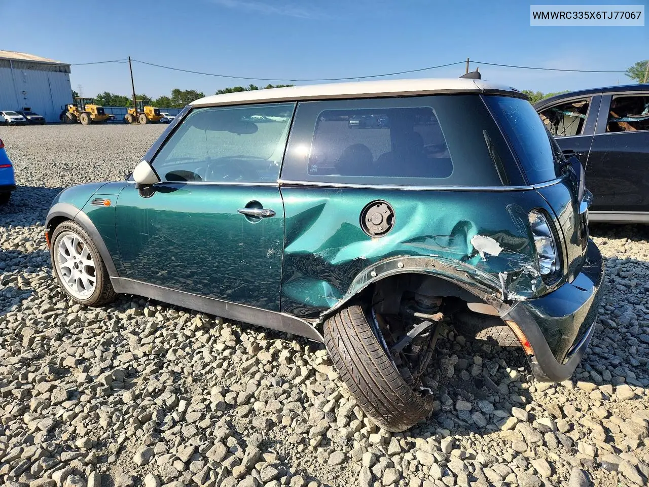 2006 Mini Cooper VIN: WMWRC335X6TJ77067 Lot: 61554286