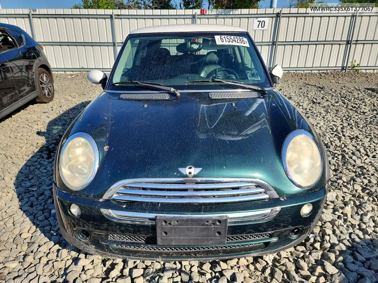 2006 Mini Cooper VIN: WMWRC335X6TJ77067 Lot: 61554286